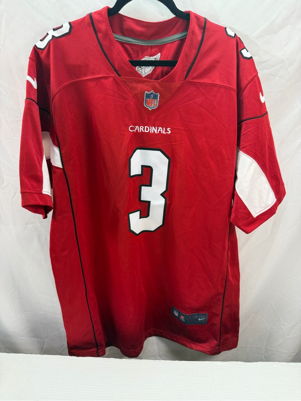 NIKE Arizona Cardinals Budda Baker #3 On Field NFL Jersey Men’s XXL Red/White